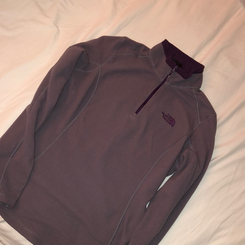 Purple sweater northface
